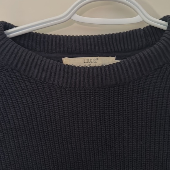 Navy blue crewneck sweater - Picture 2 of 2
